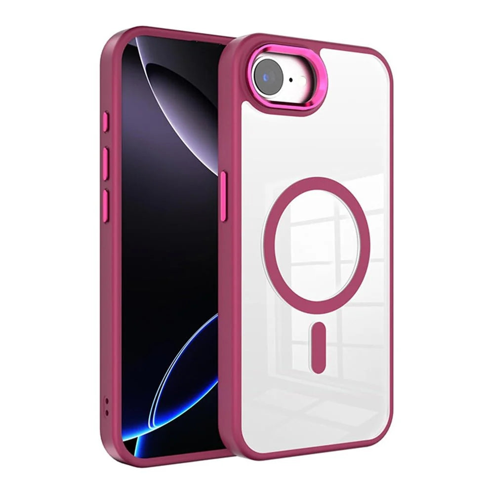 Coque hybride transparente MagSafe pour iPhone 16e Coque hybride transparente MagSafe pour iPhone 16e